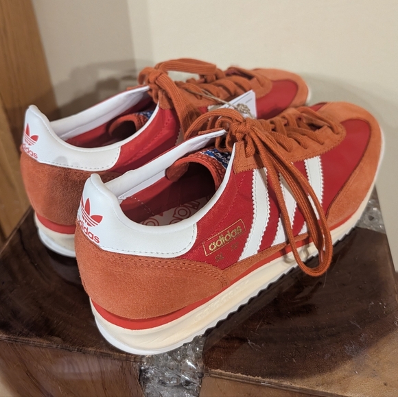 Adidas SL 72 Women's sz 9.5 in Preloved Red/Core White/Pure Ruby Colorway - Picture 10 of 13